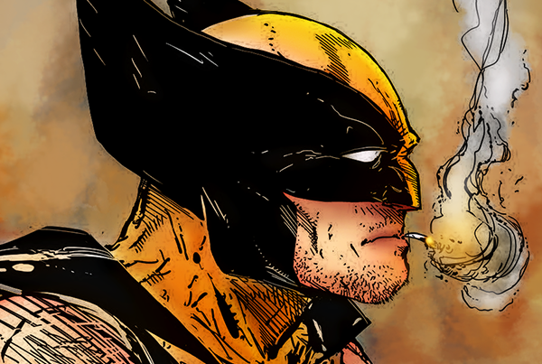 McFarlane Wolverine Side Portrait (Colored)